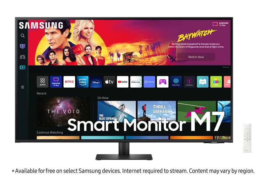 Samsung LCD S43BM700UP 43 black UHD Smart Monitor Smart Monitor M7