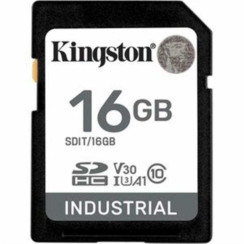 16GB SDHC Industrial C10 -40C to 85C U3