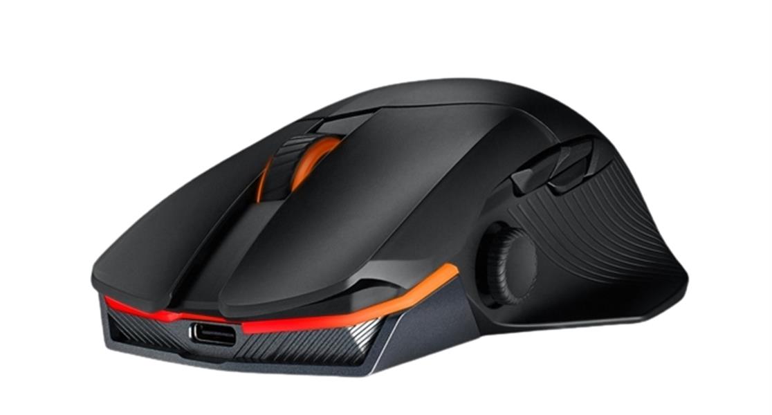 ASUS ROG Chakram X Origin muis Rechtshandig RF Wireless + Bluetooth + USB Type-A Opto-mechanisch 36000 DPI