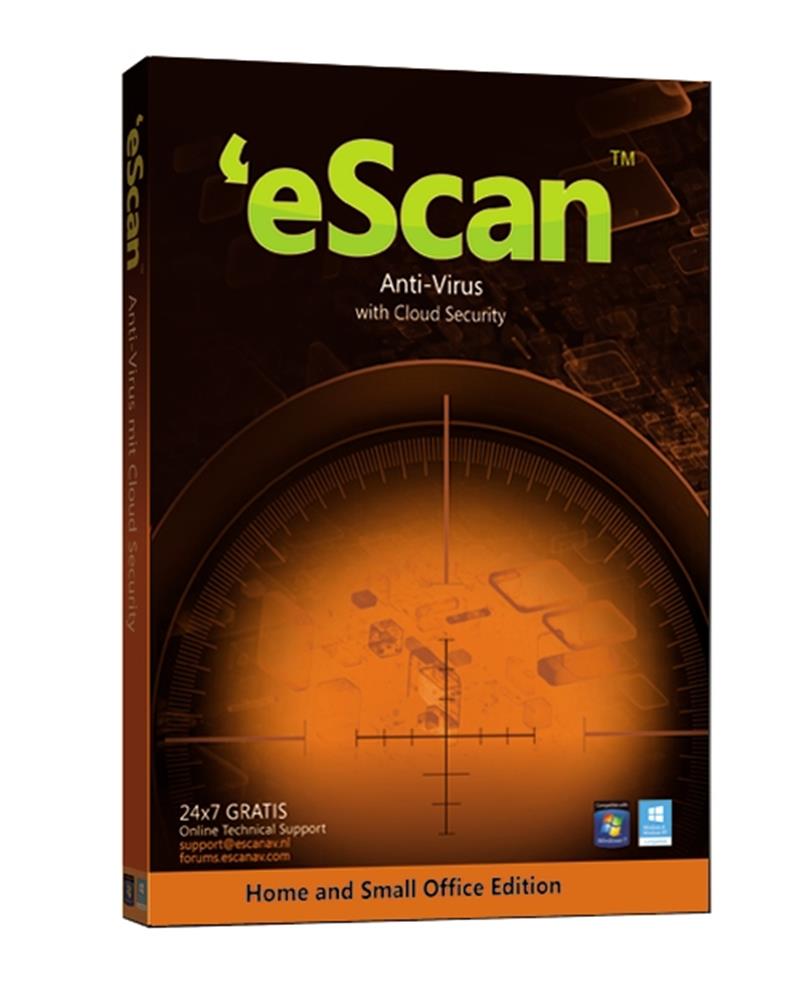 eScan SOHO Antivirus - 2 computers 2 jaar - base