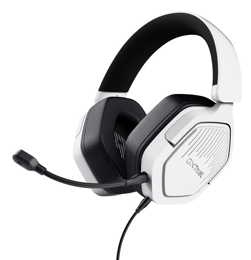 Trust GXT492W Carus Headset Bedraad Hoofdband Gamen Wit