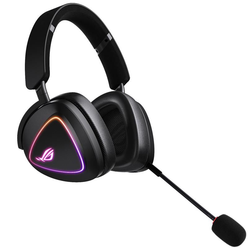 ASUS ROG DELTA II Headset Bedraad en draadloos Hoofdband Gamen USB Type-C Bluetooth Zwart