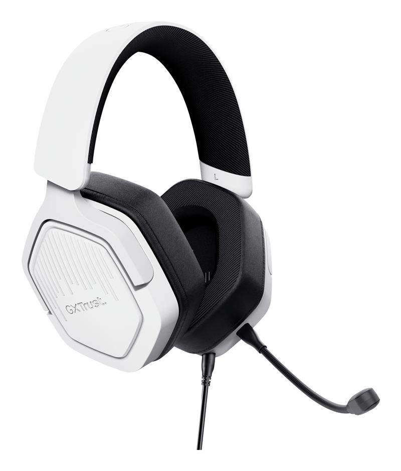 Trust GXT492W Carus Headset Bedraad Hoofdband Gamen Wit