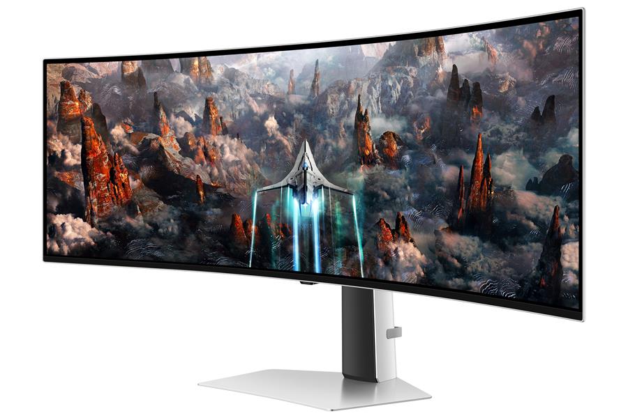 Samsung Odyssey LS49CG934SUXEN computer monitor 124,5 cm (49"") 5120 x 1440 Pixels DQHD OLED Zilver