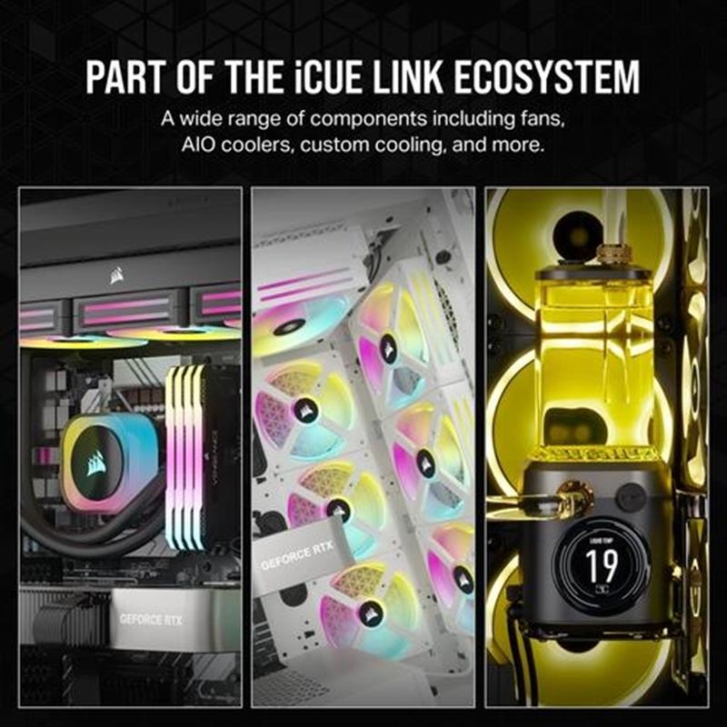 iCUE LINK H100i RGB Wht AIO 240mm Cooler