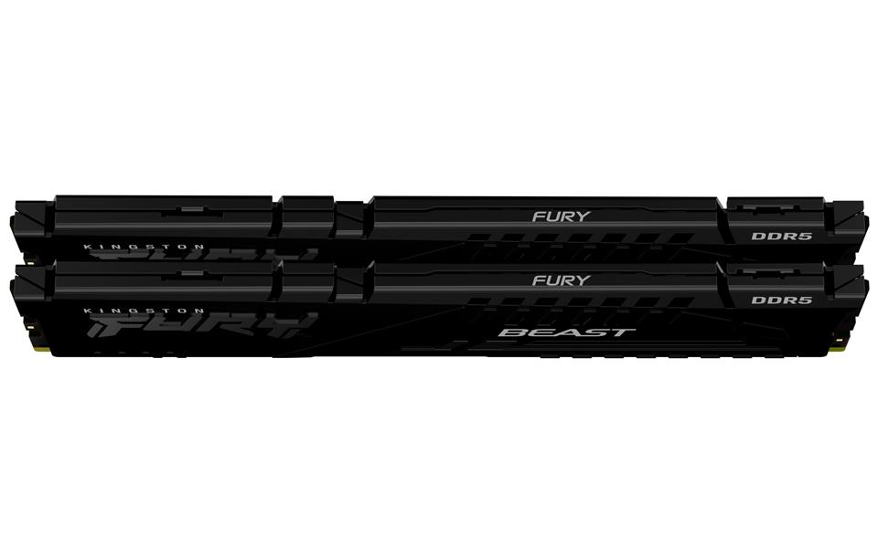 Kingston Technology FURY Beast 64GB 6000MT/s DDR5 CL30 DIMM (Kit of 2) Black EXPO