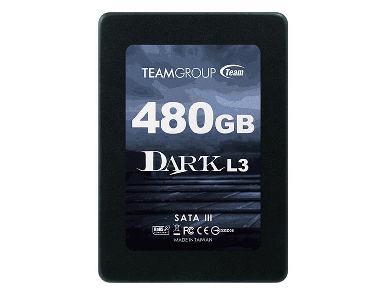 Team SSD Dark L3 7mm LP 480 GB SATA6GBS Trim 550 500 35K 50K IOPS MLC Phison Ps3108-S8 Solid State Disk 2 5 inch