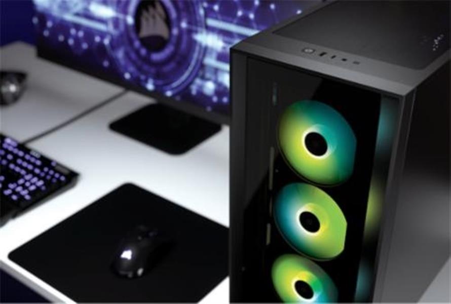 Corsair iCUE 4000X RGB Midi Tower Zwart