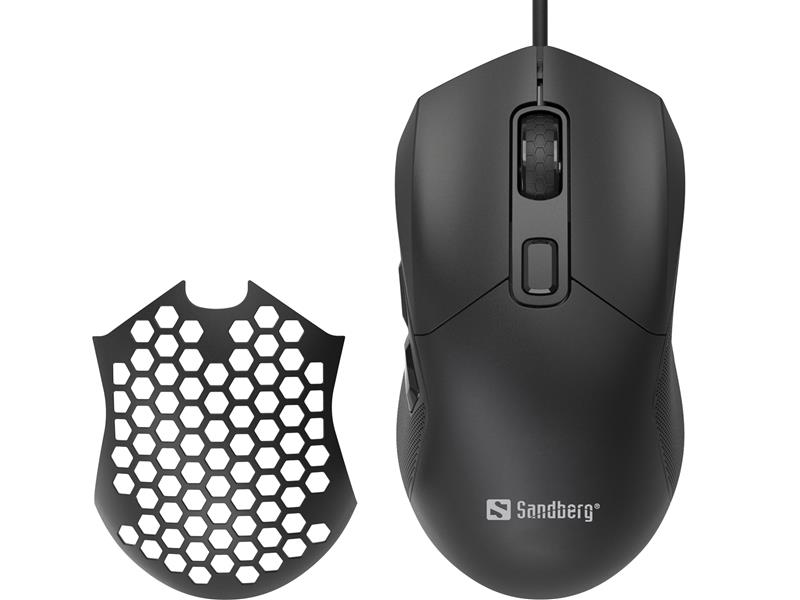 Sandberg FlexCover 6D Gamer Mouse muis Ambidextrous USB Type-A 12800 DPI