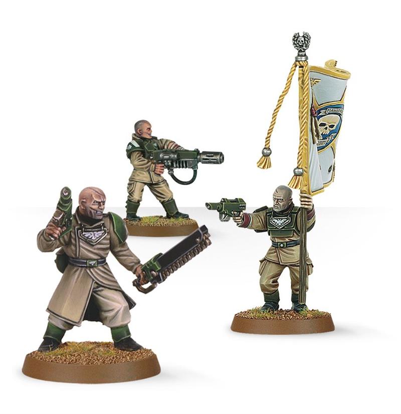 Cadian command squad Astra Militarum 