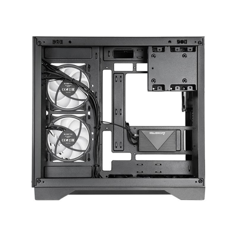 Chieftec Visio GM-30B-TG-OP schwarz Tempered Glass x 2 kubus Zwart