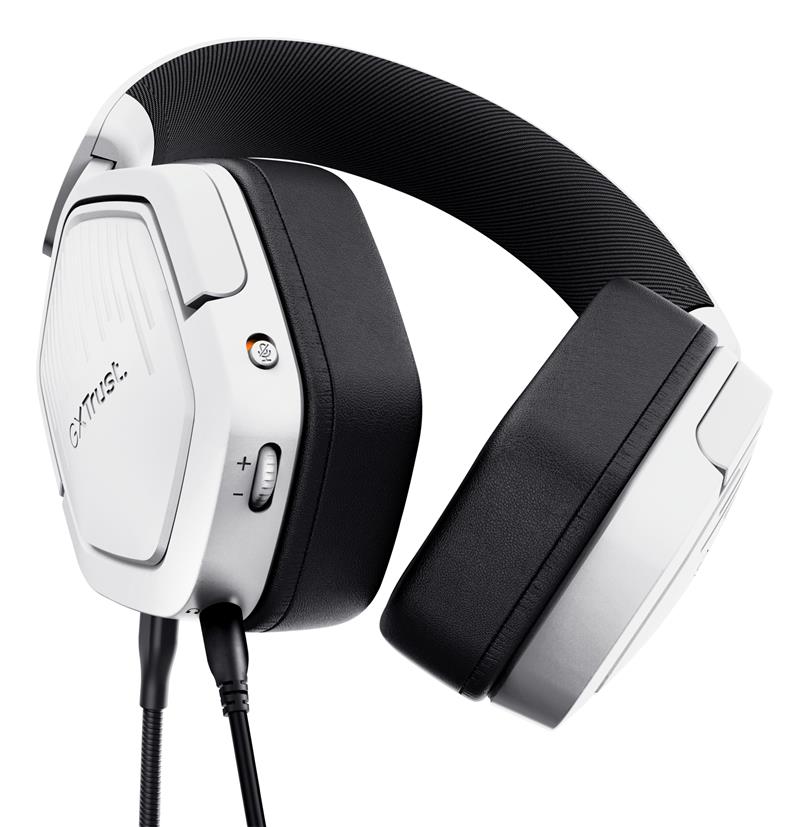 Trust GXT492W Carus Headset Bedraad Hoofdband Gamen Wit