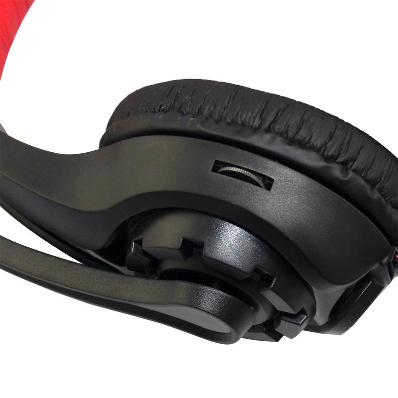 Gembird Gaming headset met microfoon grote comfortabele oorkussens en verstelbare hoofdband 20 - 20000 Hz 2 meter