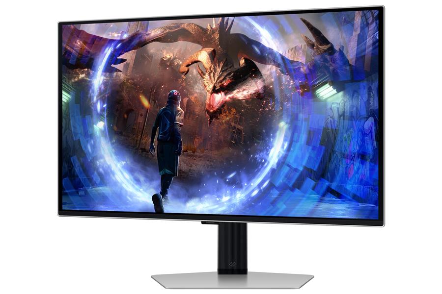 Samsung Odyssey G60SD computer monitor 68,6 cm (27"") 2560 x 1440 Pixels Quad HD OLED Zilver