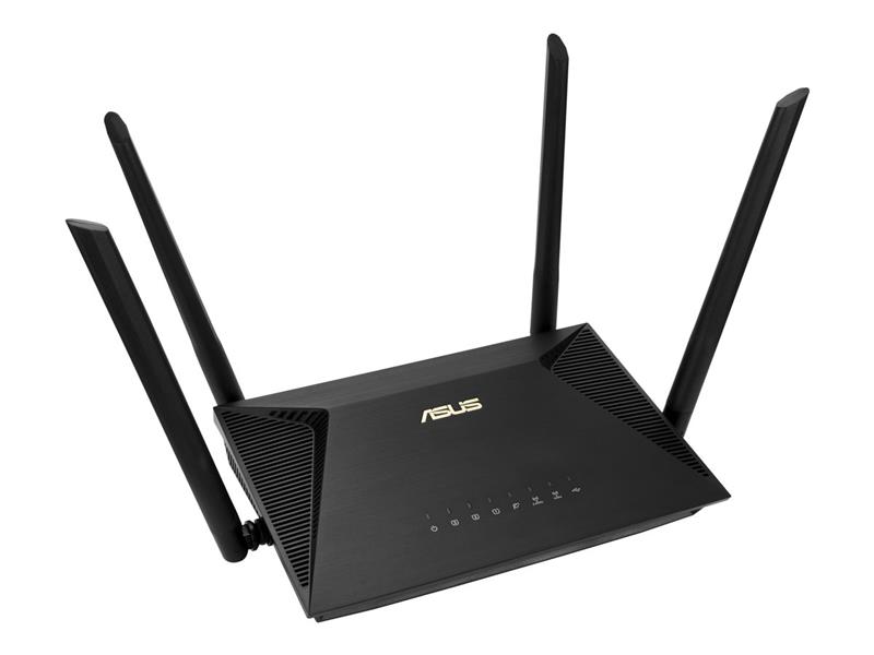ASUS RT-AX53U draadloze router Gigabit Ethernet Dual-band (2.4 GHz / 5 GHz) 3G 4G Zwart