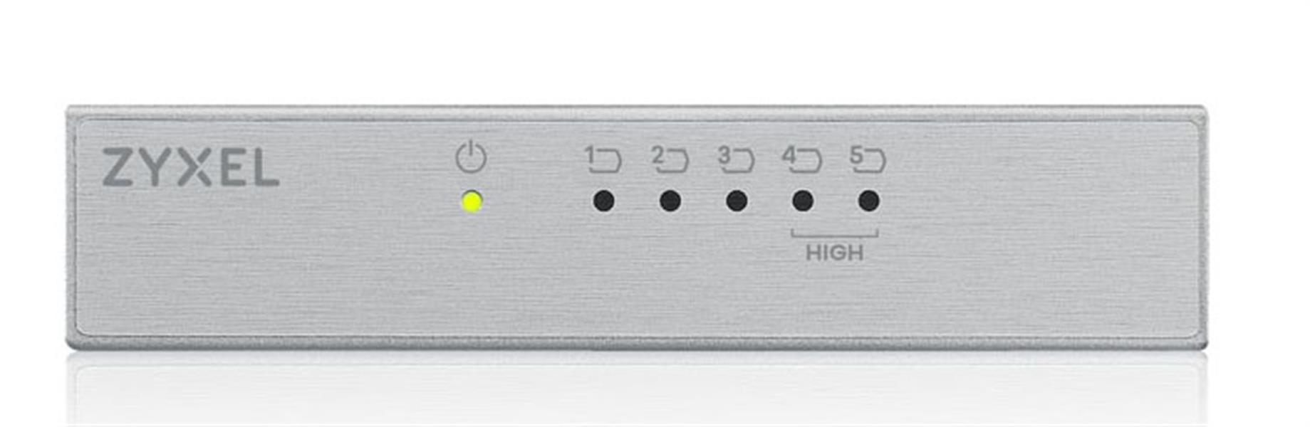Zyxel ES-105A Unmanaged Fast Ethernet (10/100) Zilver