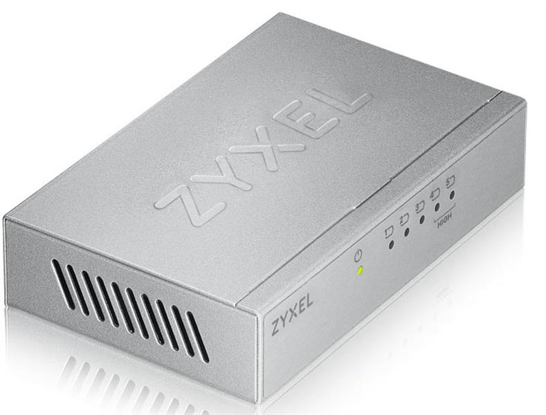 Zyxel ES-105A Unmanaged Fast Ethernet (10/100) Zilver