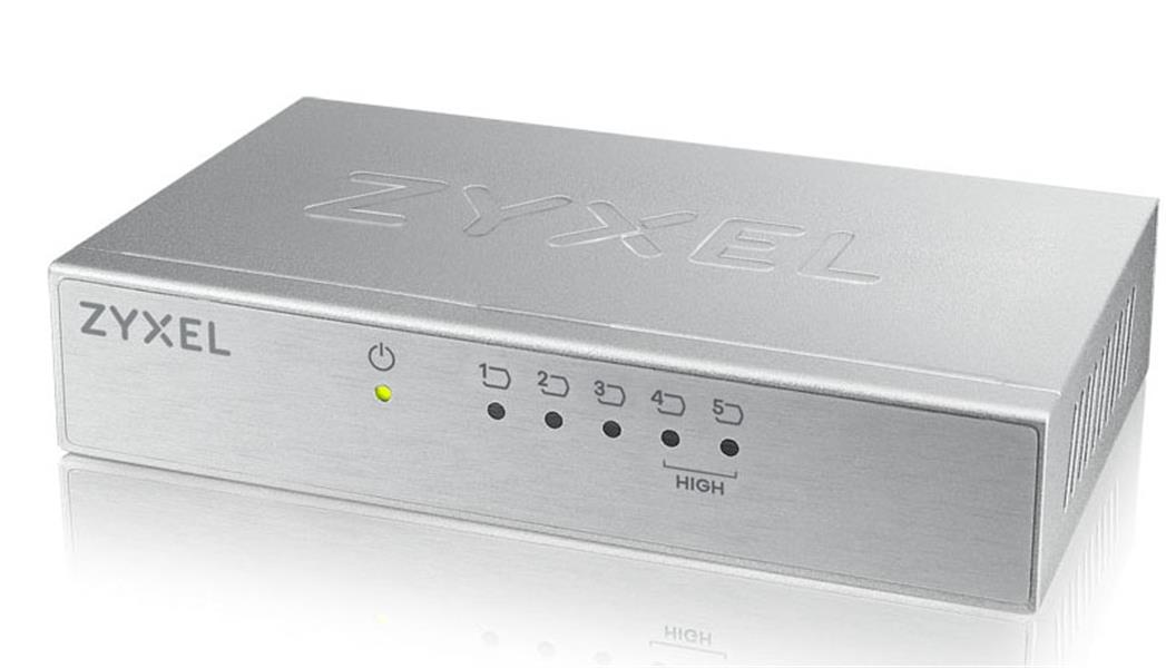 Zyxel ES-105A Unmanaged Fast Ethernet (10/100) Zilver