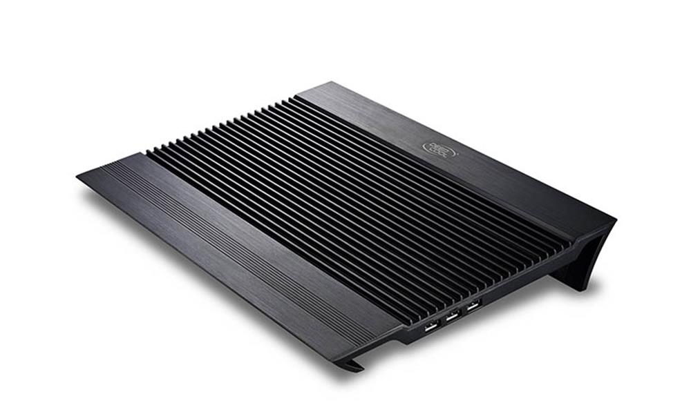 DeepCool N8 Black Laptop Cooler 2x 140mm Fan Aluminium Panel 4x USB:2 0 Ports