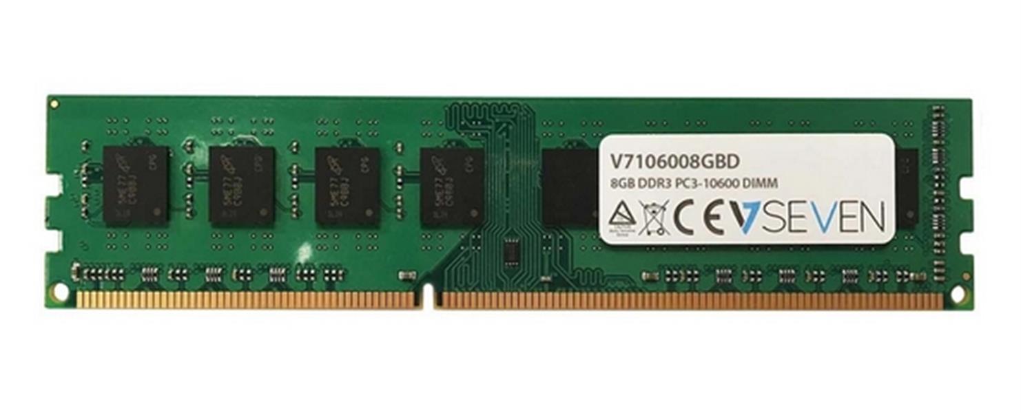 V7 V7106008GBD geheugenmodule 8 GB 1 x 8 GB DDR3 1333 MHz
