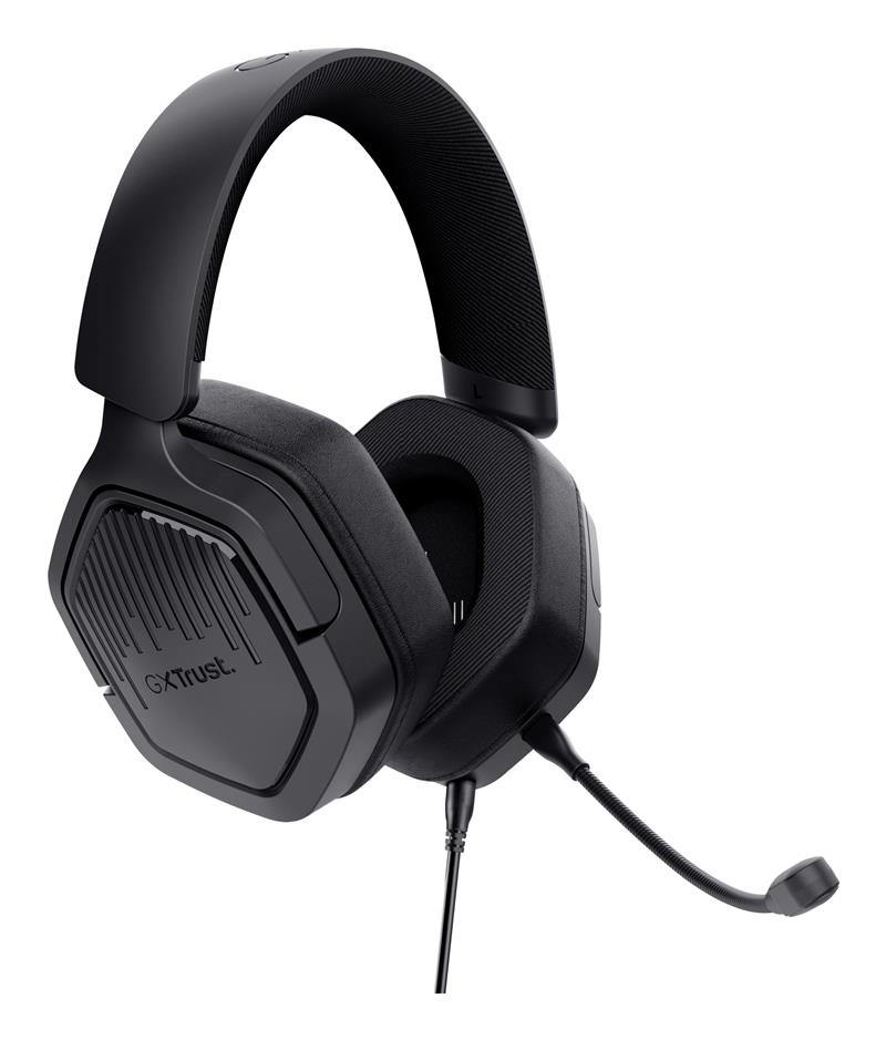 Trust GXT492 Carus Headset Bedraad Hoofdband Gamen Zwart