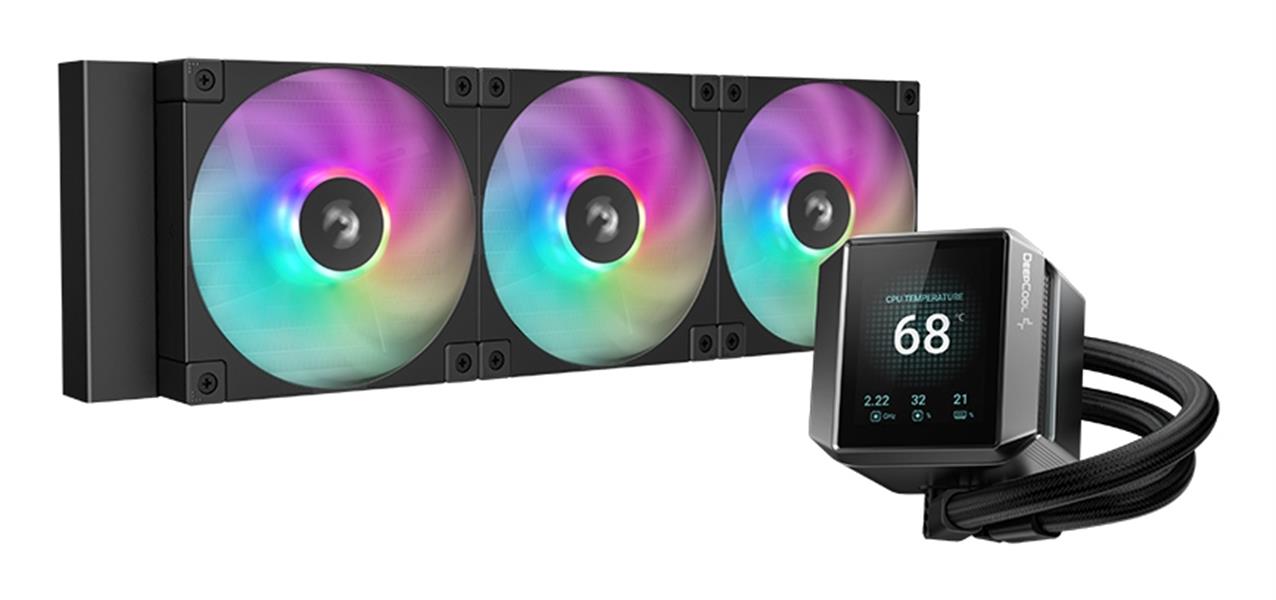 DeepCool MYSTIQUE 360 ARGB Processor Alles-in-één vloeistofkoeler 12 cm Zwart 1 stuk(s)