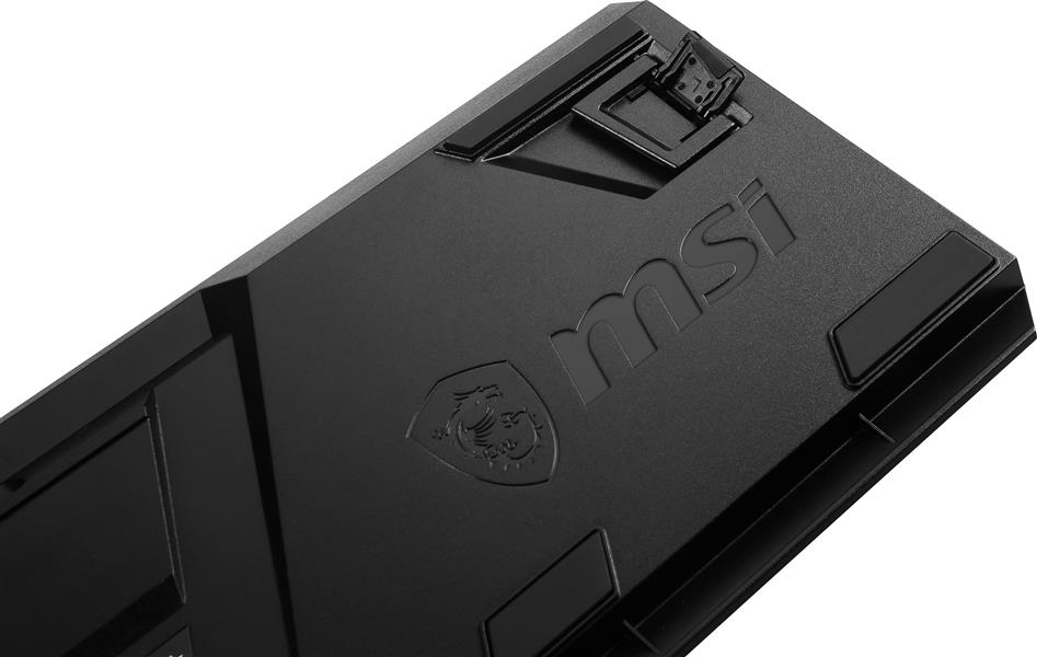 MSI VIGOR GK50 LOW PROFILE TKL US toetsenbord USB QWERTY Amerikaans Engels Zwart
