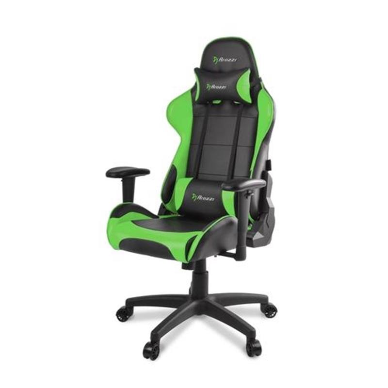 Arozzi Verona V2 PC-gamestoel Gecapitonneerde zitting Zwart Groen