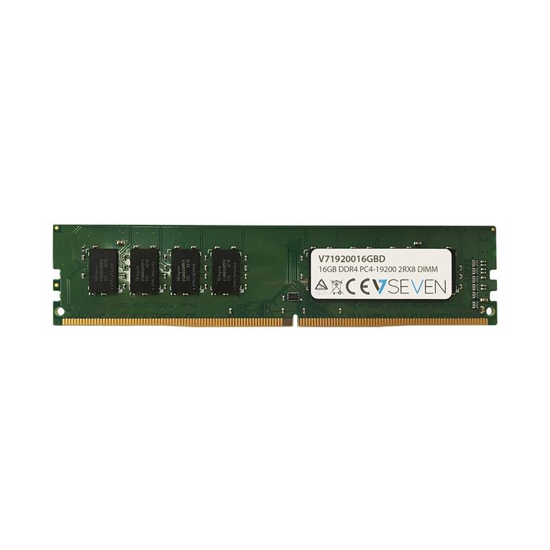 V7 V71920016GBD geheugenmodule 16 GB 1 x 16 GB DDR4 2400 MHz ECC