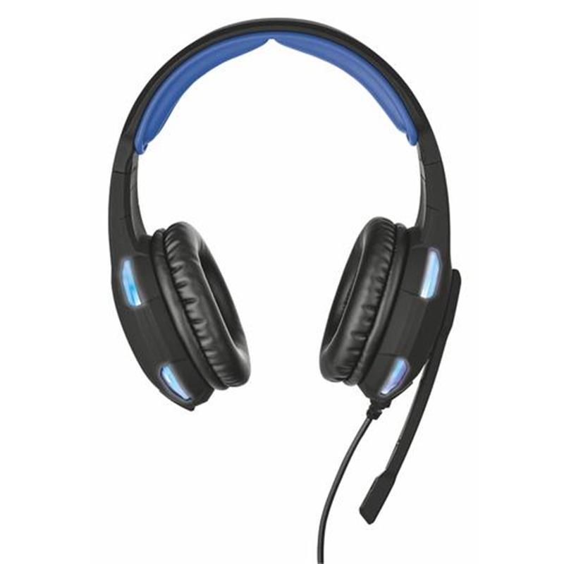 Trust GXT 350 RADIUS 7.1 Headset Hoofdband USB Type-A Zwart, Blauw
