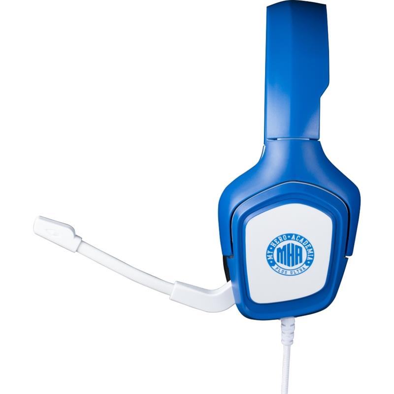 Konix My Hero Academia 80761117846 hoofdtelefoon/headset Bedraad Hoofdband Gamen Blauw, Wit