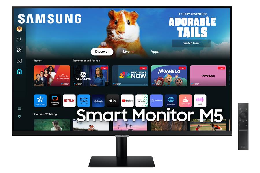 Samsung Smart Monitor M5 M50D computer monitor 68,6 cm (27"") 1920 x 1080 Pixels Full HD LED Zwart