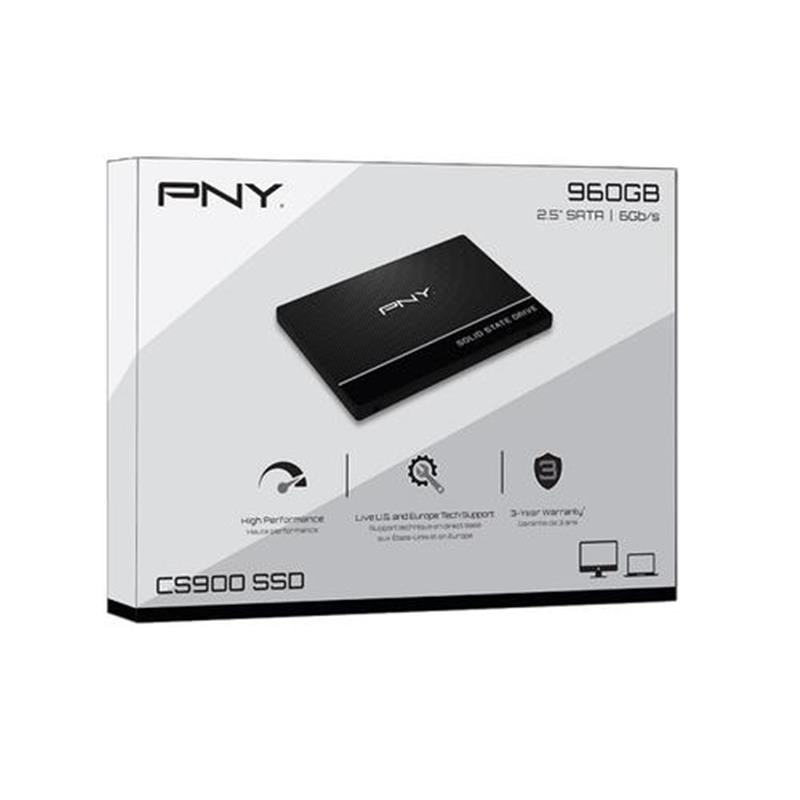 PNY CS900 2 5 960 GB SATA III 3D TLC NAND