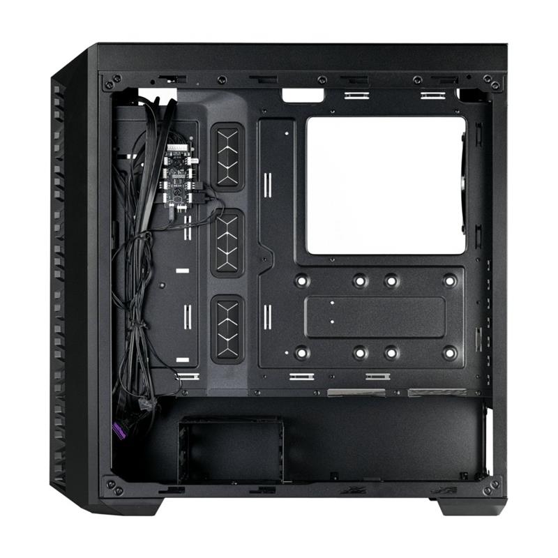 Cooler Master MasterBox 520 Black ATX Midi-Tower Edge-to-edge transparent window