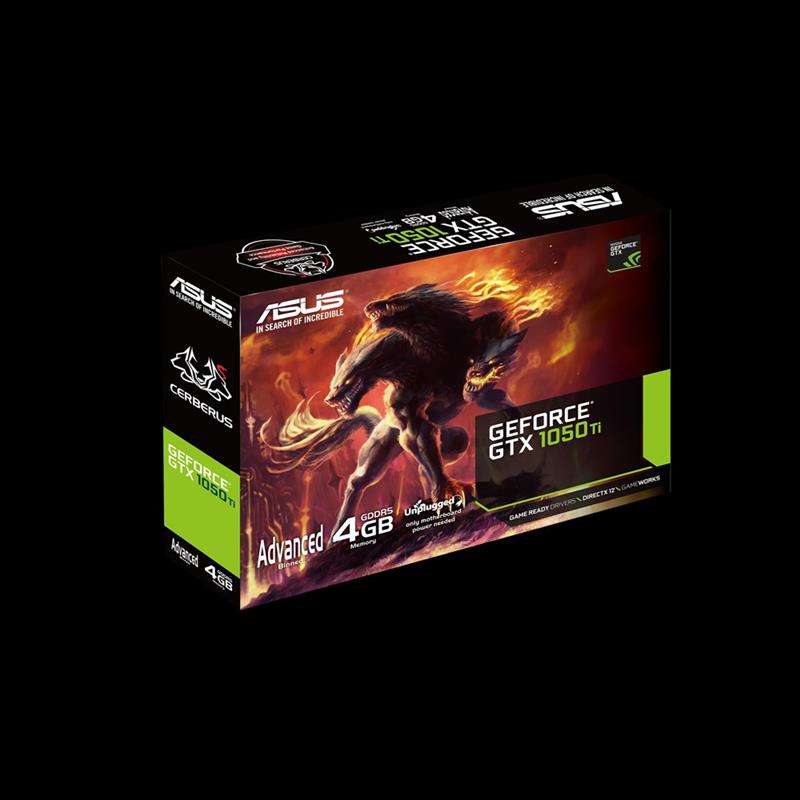 ASUS CERBERUS-GTX1050TI-A4G GeForce GTX 1050 Ti 4 GB GDDR5