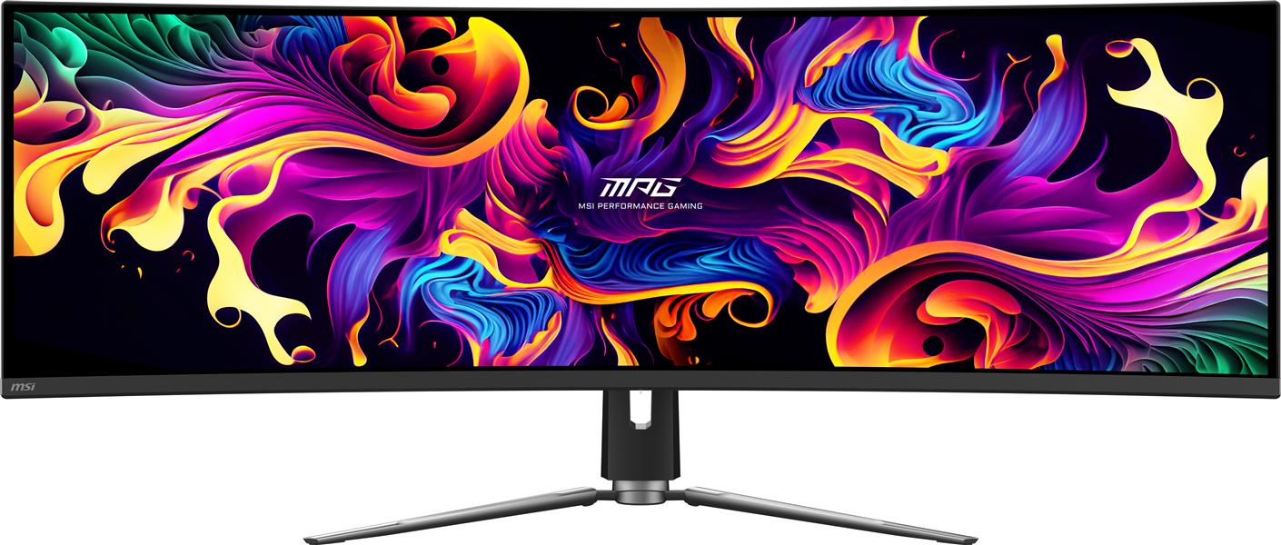 MSI MPG 491CQP QD-OLED computer monitor 124,5 cm (49"") 5120 x 1440 Pixels DQHD QDOLED Zwart