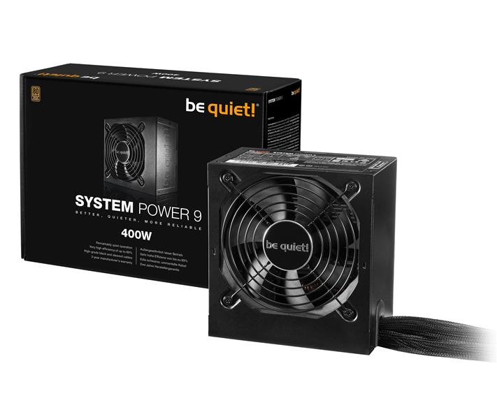 be quiet! System Power 9 power supply unit 400 W 20+4 pin ATX ATX Zwart