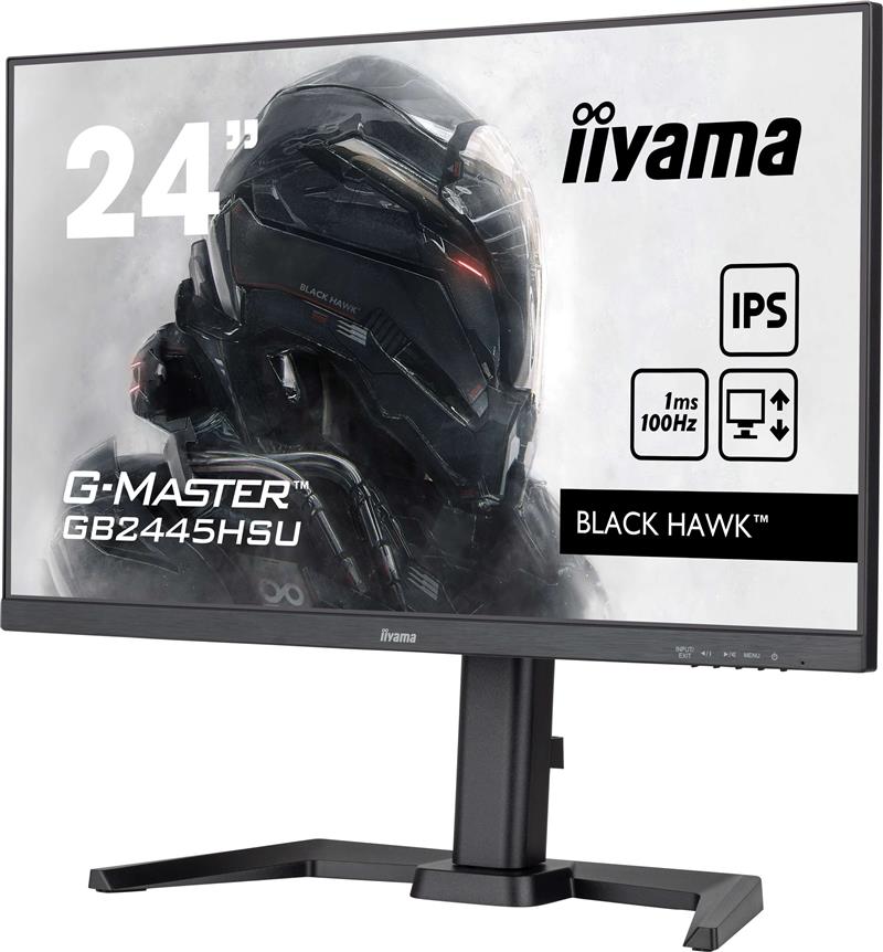 iiyama G-MASTER GB2445HSU-B2 LED display 60,5 cm (23.8"") 1920 x 1080 Pixels Full HD Zwart