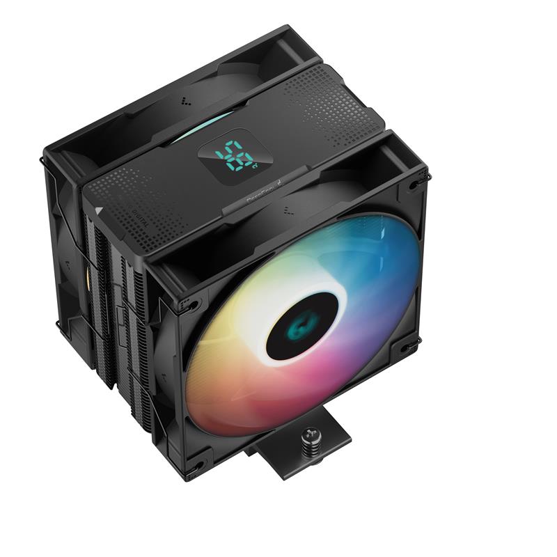 DeepCool AG400 Digital Plus Processor Luchtkoeler 12 cm Zwart 1 stuk(s)