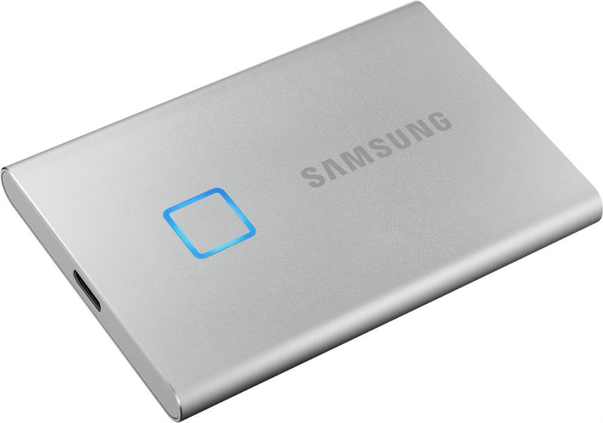 Samsung MU-PC2T0S, T7 Touch, 2000 GB, USB Type-C, 3.2 Gen 2 (3.1 Gen 2), 1050 MB/s, Wachtwoordbeveiliging, Zilver