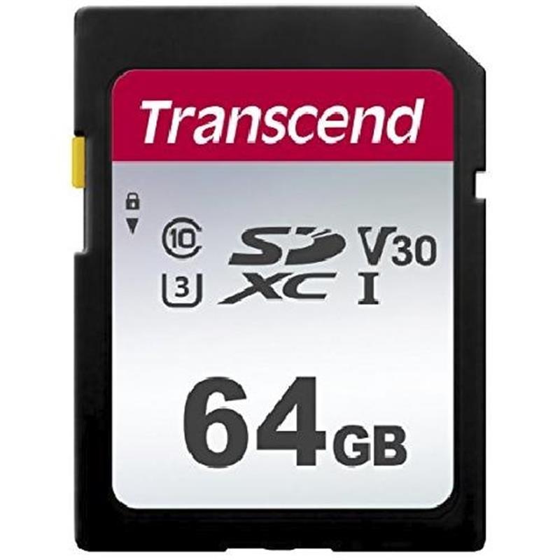 TRANSCEND 64GB UHS-I U3 SD Card TLC