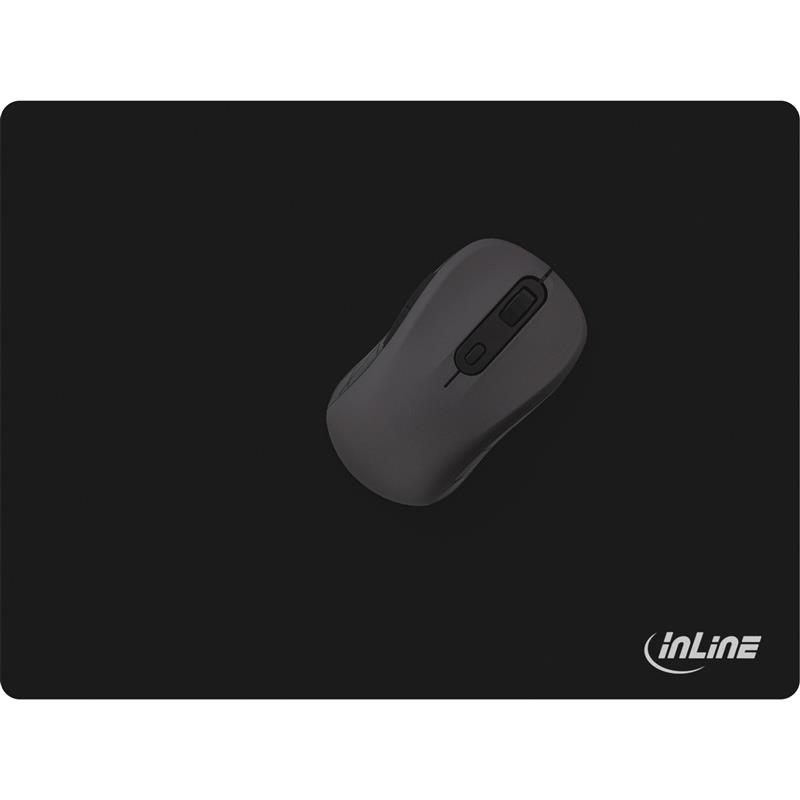 InLine Mouse Pad Soft Gaming Pad Ultra low drag 350x260x3mm black