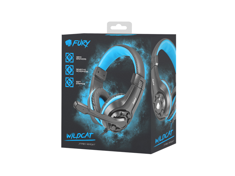 Fury Wildcat - Gaming Headset - Stereo - Bedraad