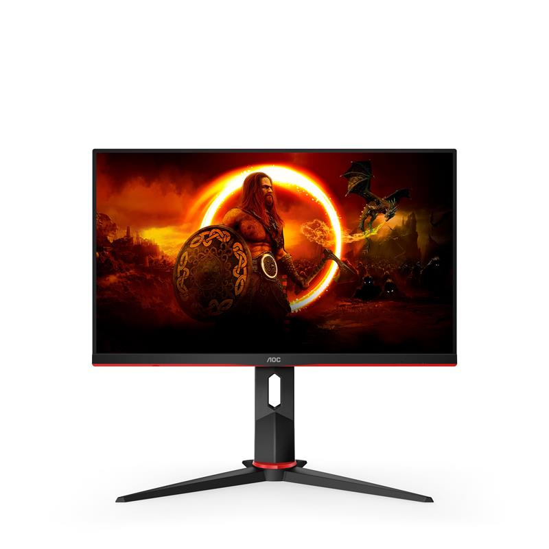 AOC G2 Q24G2A/BK computer monitor 60,5 cm (23.8"") 2560 x 1440 Pixels Zwart, Rood