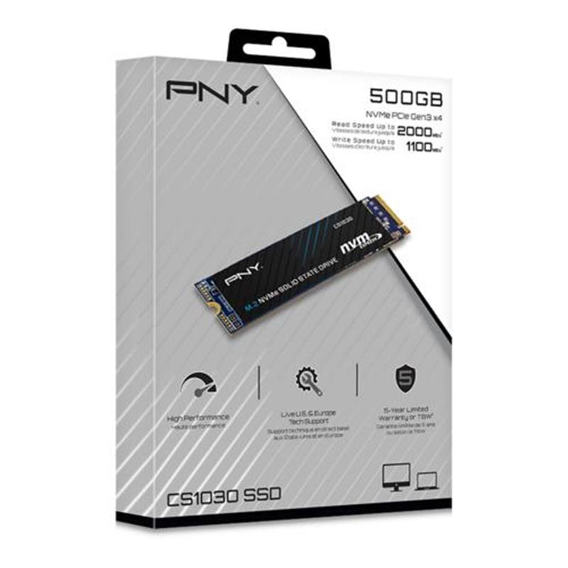 PNY SSD M.2 (2280) 500GB CS1030 (PCIe/NVMe) Retail