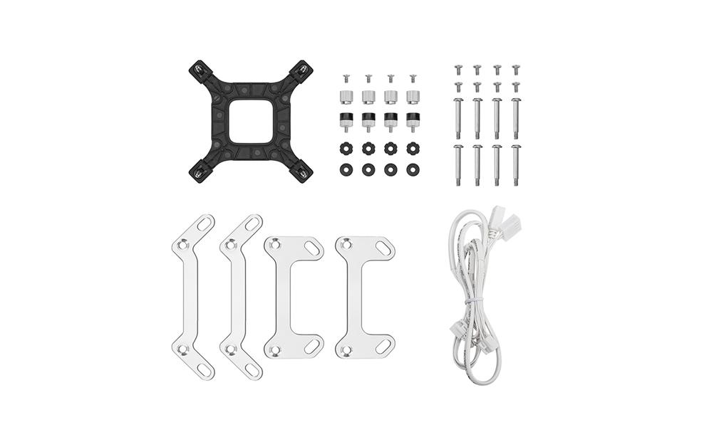 DeepCool LT240 Processor Alles-in-één vloeistofkoeler 12 cm Wit 1 stuk(s)