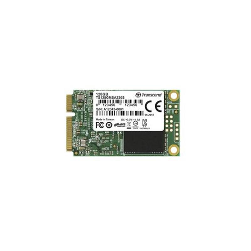 TRANSCEND 128GB mSATA SSD SATA3 3D TLC