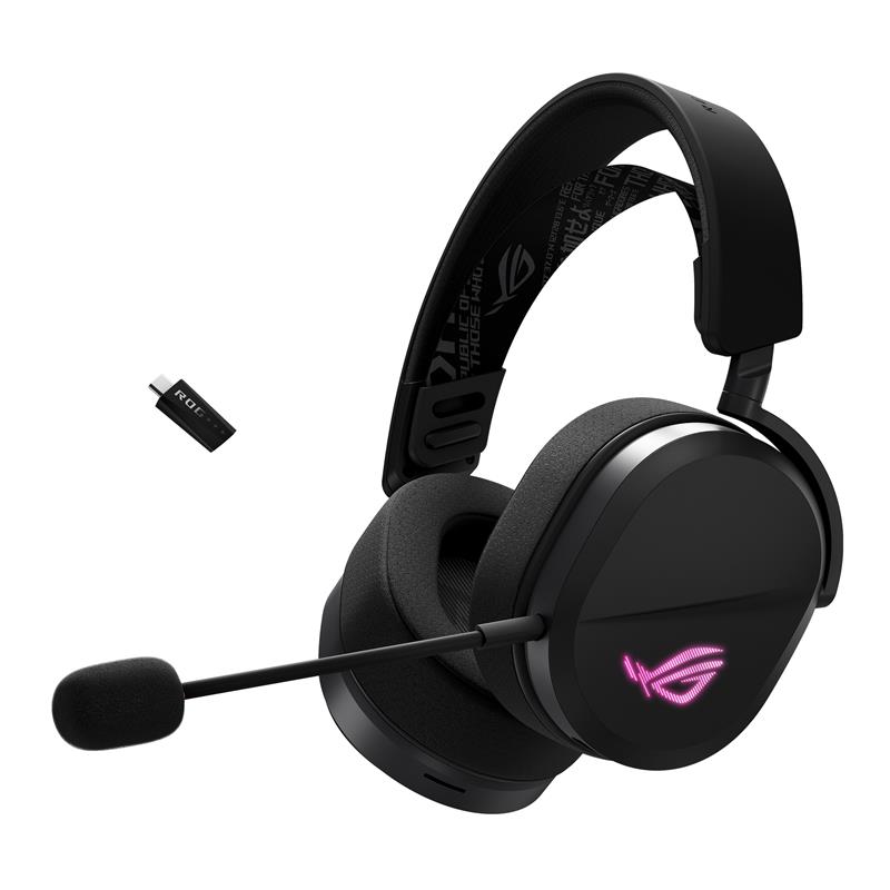 ASUS ROG Pelta Headset Bedraad en draadloos Hoofdband Gamen USB Type-C Bluetooth Zwart