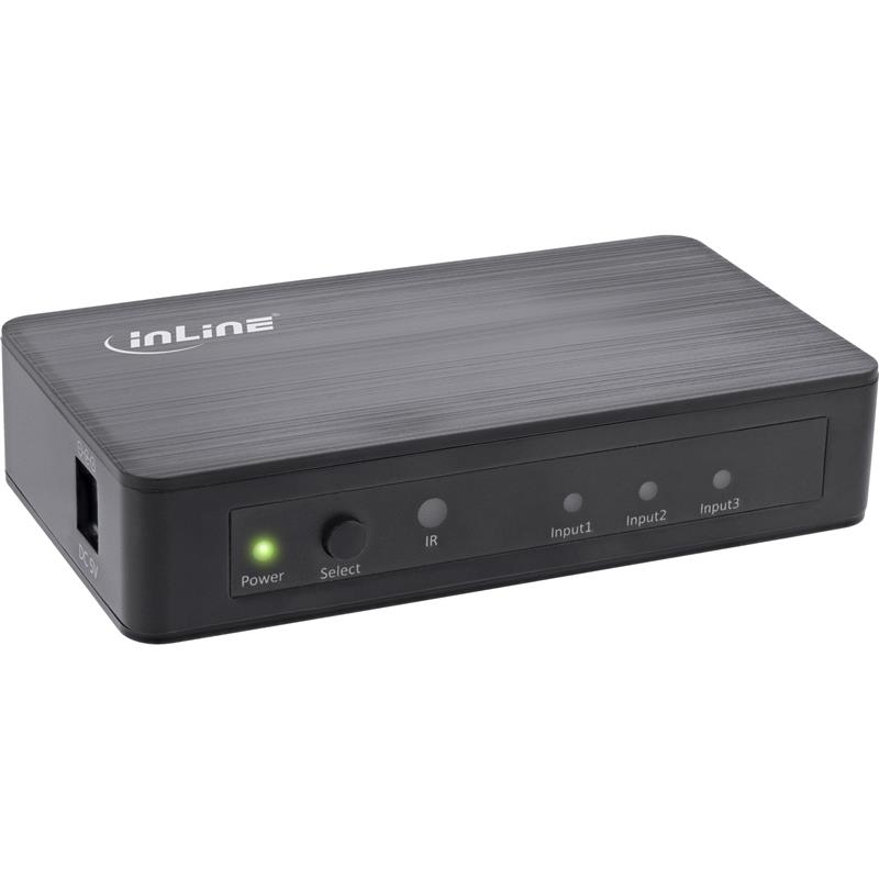 InLine HDMI Switch 3 port 4K2K@60Hz HDCP 2 2