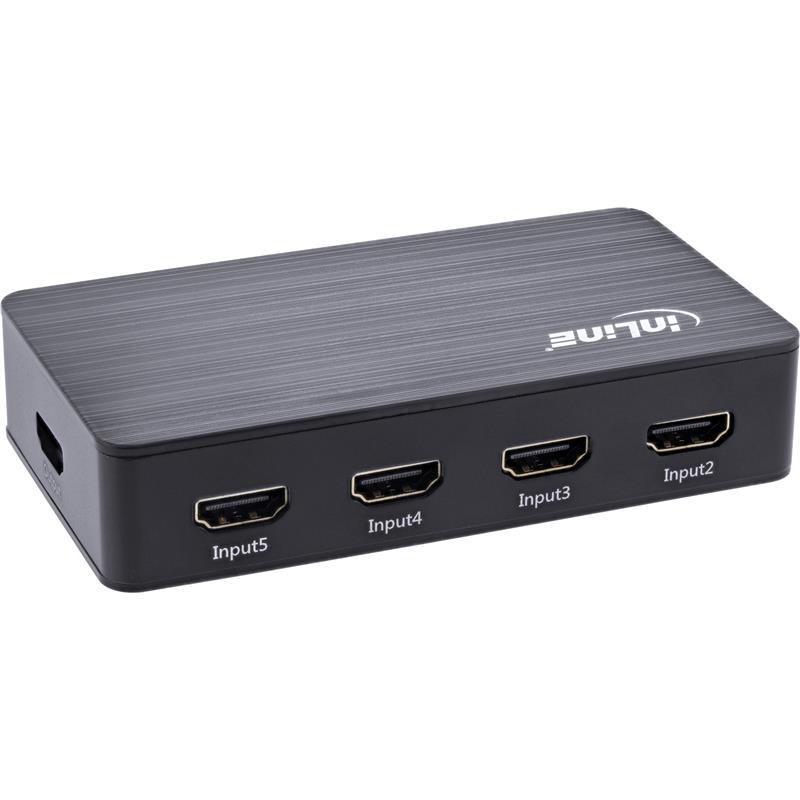 InLine HDMI Switch 5 port 4K2K@60Hz HDCP 2 2